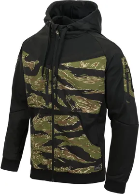 Produktbild von Helikon-Tex Herren ROGUE HOODIE FULLZIP Kapuzensweatshirt Tiger Stripe S