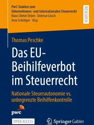 Produktbild von Das EU-Beihilfeverbot im Steuerrecht
