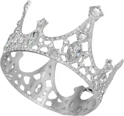 Produktbild von Kronen-Kuchenaufsatz, Kunstkristall-Tiara, funkelnde Kuchendekoration, Hochzeitstorte, Dekor für Geburtstag, Babyparty