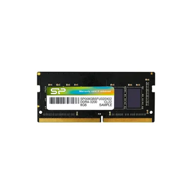 Produktbild von SILICON POWER DDR4 SODIMM RAM-Speicher 3200 MHz CL22 8 GB (SP008GBSFU320X02) Schwarz