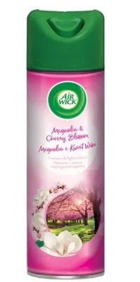 Zdjęcie produktu dla Air Wick Aerozol Odświeżacz Powietrza Spray Magnolia i Kwiat Wiśni 300 ml