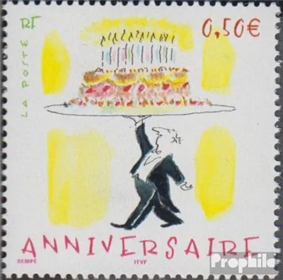 Produktbild von Briefmarken Frankreich 2004 Mi 3833I (kompl.Ausg.) postfrisch Grußmarke