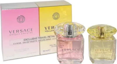 Produktbild von Versace Exclusive Travel Retail Zestaw Yellow Diamond Woda toaletowa 30 ml + Bright Crystal Woda toaletowa 30 ml