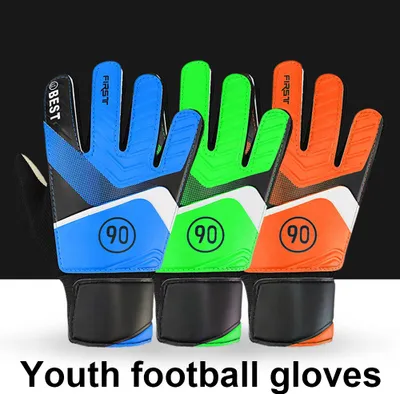 Produktbild von Gepolsterte Jugend-Fußballhandschuhe, flexibler Aufprallschutz, Fußball-Torwart für Kinder und Jungen von 8–12 Jahren