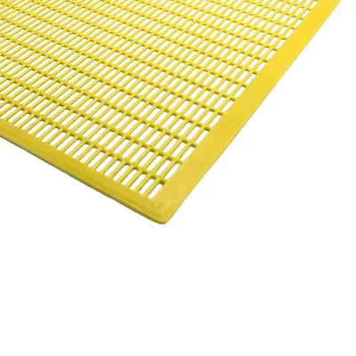 Produktbild von Absperrgitter für Liebig Beuten Rundgitter gelb Kunststoff 478 x 378 mm