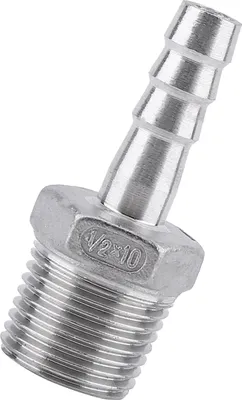 Obrázok produktu pre Spojka na palivovú hadicu BSP koncovka z nehrdzavejúcej ocele (1/2 "x10mm)