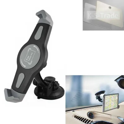 Produktbild von K-S-Trade Scheiben-Halterung für Tablets kompatibel mit Oppo Pad 2 KFZ Tablet Saugnapf Auto Halterung Windschutzscheibe Holder Halter