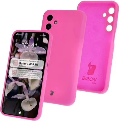 Produktbild von Bizon Soft Case für Galaxy M35 5G, Neonpink