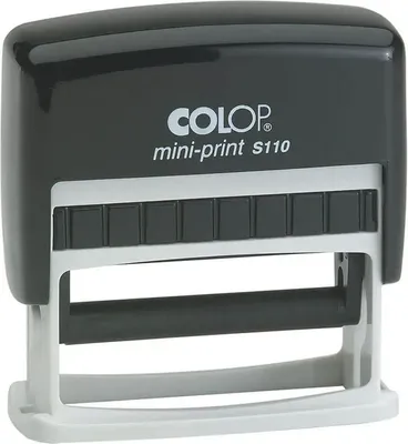 Obrázok produktu pre COLOP 104514 COLOP Mini-Print S110 textová pečiatka, čierna