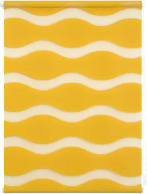 Produktbild von Duo Rollo Welle Klemmfix, ohne Bohren Senfgelb 80 cm x 15