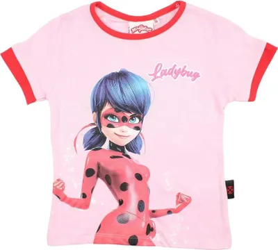 Produktbild von Miraculous Ladybug Mädchen Kinder T-Shirt Shirt – Rosa / 98