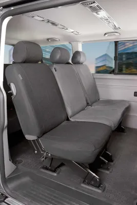 Produktbild von Walser Sitzbezüge für VW T5 Einzelsitz hinten aus strapazierfähigem Polyester passend ab BJ 04/2003 - 06/2015, 10458