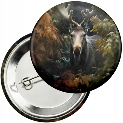 Produktbild von Anstecker Button 59mm - Tiere ŁOŚ