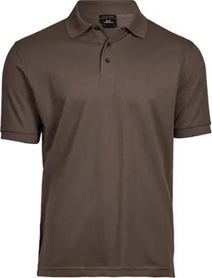 Produktbild von Tee Jays 1405 | Mens Luxury Stretch Poloshirt Herren - Farbe: Chocolate - Größe: XXL