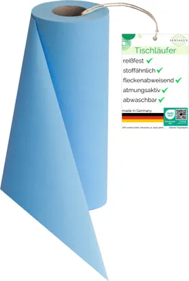 Produktbild von Sensalux Tischläufer 50cm x 25m hellblau
