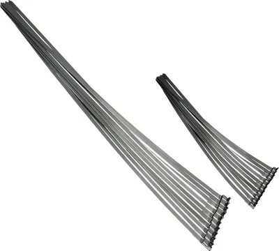 Produktbild von 20 x Vorgefertigte Schlauchbandschellen V2A Edelstahlschellen 304SS L360 + 740mm