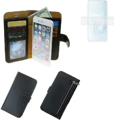Produktbild von K-S-Trade Schutz Hülle kompatibel mit Meizu 17 Pro Klapphülle Case Phone cover Slim Handytasche Handy Hülle schwarz aus Kunstleder (1 Stk)