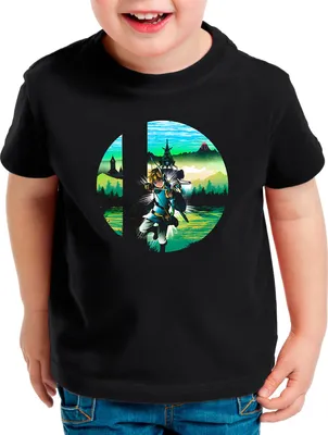 Produktbild von style3 Hylian Hero Link T-Shirt für Kinder gamer smash