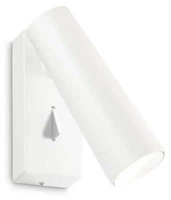 Produktbild von Moderne Rohr Metall Wandleuchte Weiß Led 7W 3000K Warmes Licht