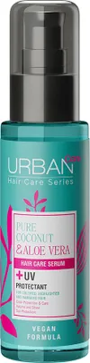 Produktbild von URBAN CARE Reines Kokosnuss- & Aloe-Vera-UV-Serum für coloriertes Haar 75 ml