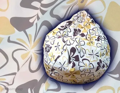 Produktbild von Smoothy 4304225 Sitzsack Eggshell Hawaii 110x75x75cm