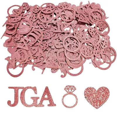 200 Stücke Roségold Konfetti für Junggesellinnenabschiede