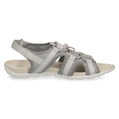 Produktbild von Caprice Damen Sandale Outdoorsandale Leder 9-28106-20, Größe:39 EU, Farbe:Grau