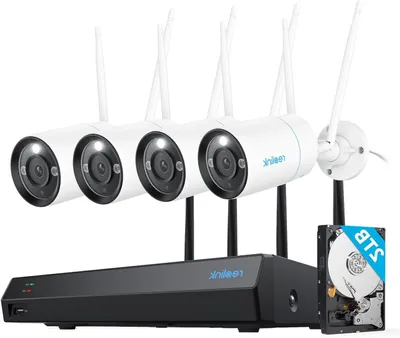 Produktbild von Sicherheitssystem in 4K – Überwachungskameraset – CCTV-Kamerasystem – Überwachungskamera für den Außenbereich