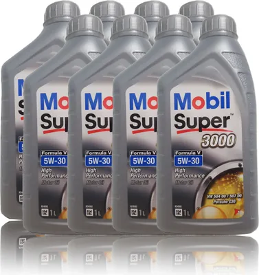 Produktbild von Mobil Super 3000 Formula V 5W-30 Longlife III 8x 1 Liter