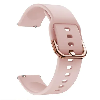 Image de Bracelet pour montre connectée - Vivoactive 6/5/3 - 20 mm - Silicone - Pour trackers de fitness - Rose