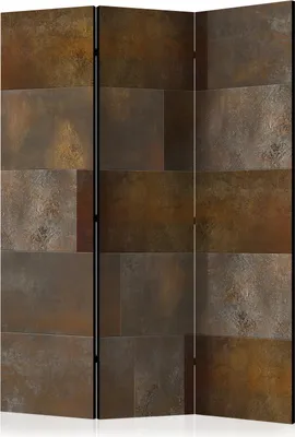 Immagine prodotto di Schermo monofacciale Sfondi e motivi 135x172 cm Marrone in 3 parti