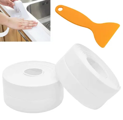 Obrázok produktu pre Samolepiaca tesniaca páska 2 role, 3,2 m x 2,2 cm, PVC, vodotesná, pre kuchyňu