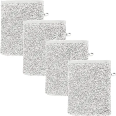 Produktbild von REDBEST Waschhandschuh Oceanside" 4er-Pack weiß 16x21 cm"