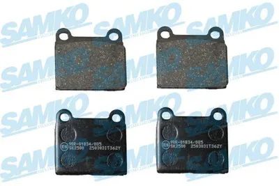 Produktbild von SAMKO Bremsbeläge Satz Hinten Bremsklötze für VOLVO V70 I (875, 876) 5SP362
