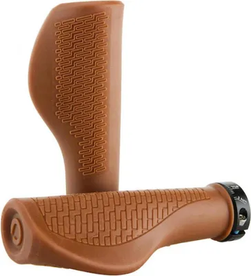 Image de Poignées de guidon Procraft Ergonomic Pro 136 mm marron - confort ergonomique pour...