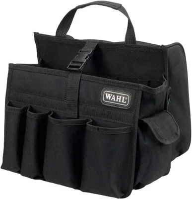 Produktbild von Schwarze Werkzeugtasche für Friseurzubehör