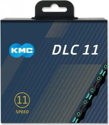 Produktbild von Kmc Dlc 11 Road/mtb Kette Schwarz 118 Links Schwarz 118 Links