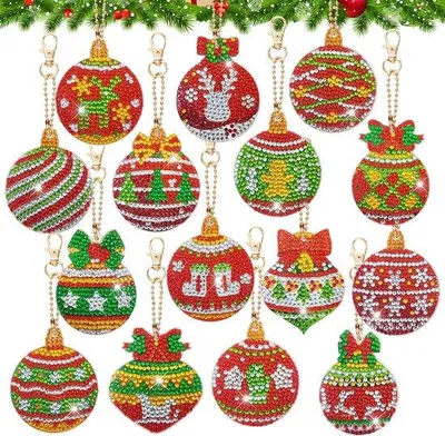 Produktbild von Keramikschilderij-Set - 15 Winterhänge DIY Kit