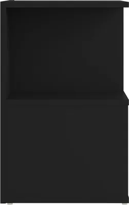 Obrázok produktu pre vidaXL Nočné stolíky 2 ks čierne 35x35x55 cm Drevo Materiál