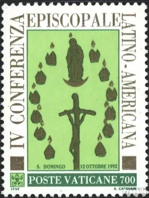 Produktbild von Briefmarken Vatikanstadt 1992 Mi 1070 (kompl.Ausg.) gestempelt Santo Domingo