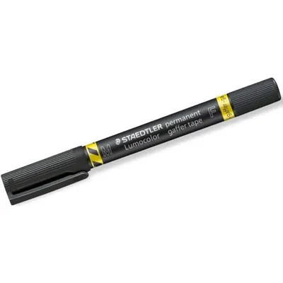 Produktbild von Permanentmarker Lumocolor duo F/M schwarz