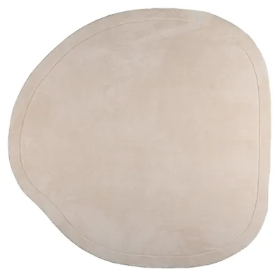 Image de Volero - Tapis de Forme Organique - Halo Stone Beige - Ø 160cm
