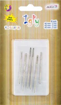 Produktbild von IG-0934 Nadelset mit großen Löchern 6 Stück 0934