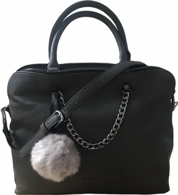 Produktbild von Liu Jo Handtasche Damen Henkel Kunstleder Stoff Anthrazit N65071E0031-B1058