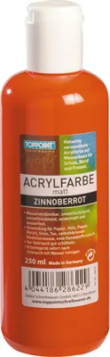 Produktbild von Acrylfarbe 250ml zinnoberrot rot