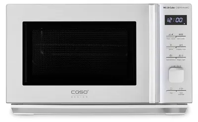 Productafbeelding van Caso MG 20 Cube, werkblad, grill-magnetron, 20 liter, 800 watt, bedieningsknoppen, draaiknoppen, zilverkleurig