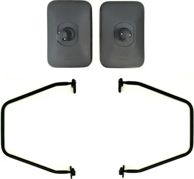 Produktbild von 2x Außenspiegel universal 300x200 Traktor LKW Wohnmobil ř15-28 mm Spiegelarm SET