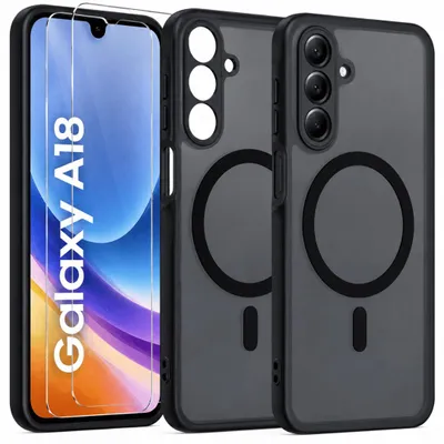 Produktbild von Hülle + 2x Schutzglas für Samsung Galaxy A18 MagSafe Panzerfolie Case Screen 9H