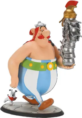 Immagine prodotto di Figurina Asterix in Obelix - Obelix in Idefix