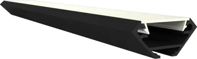 Produktbild von LED Eckprofil mit Kabelkanal 2m EXO-V2_14 (14 mm) – Aluminiumprofil für LED-Strips